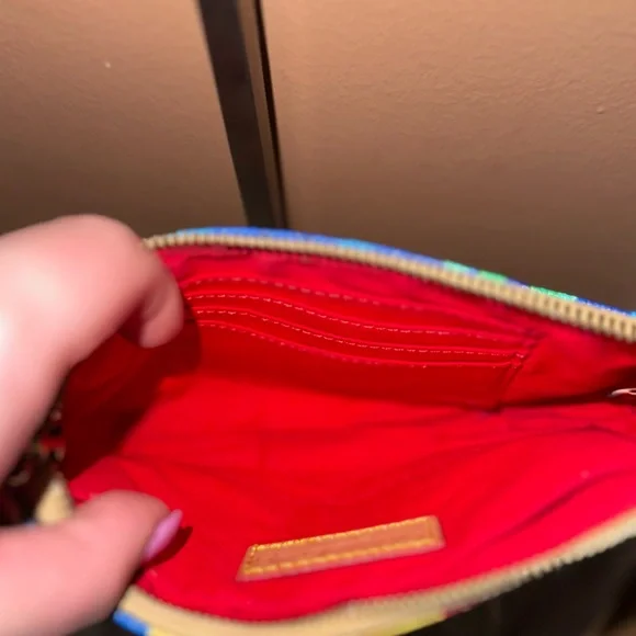 Dooney & Bourke Floral Leather Handbag - Picture 6 of 6